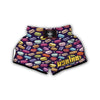 Sweet Macaron Print Pattern Muay Thai Boxing Shorts-grizzshop