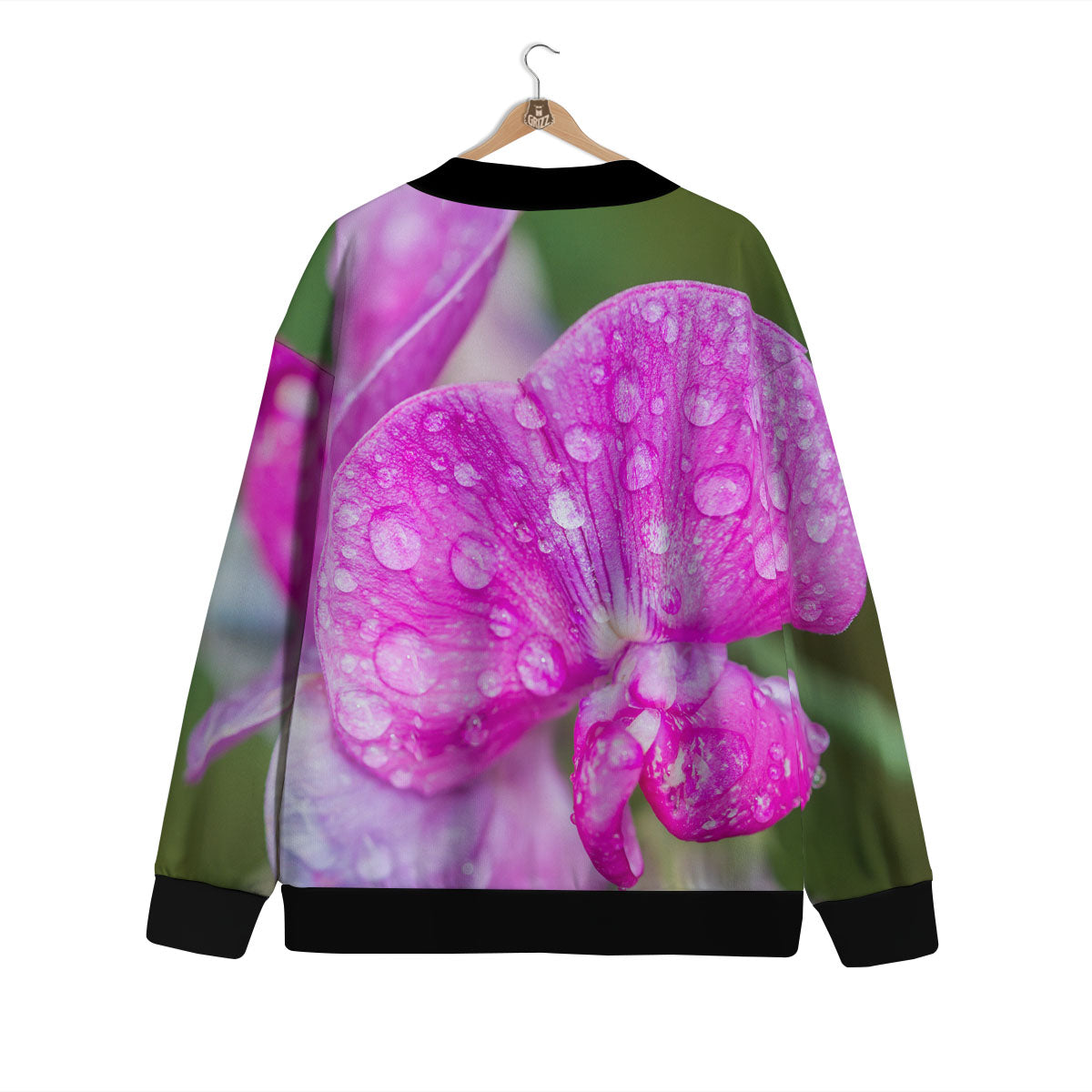 Sweet Pea Purple Print Cardigan-grizzshop