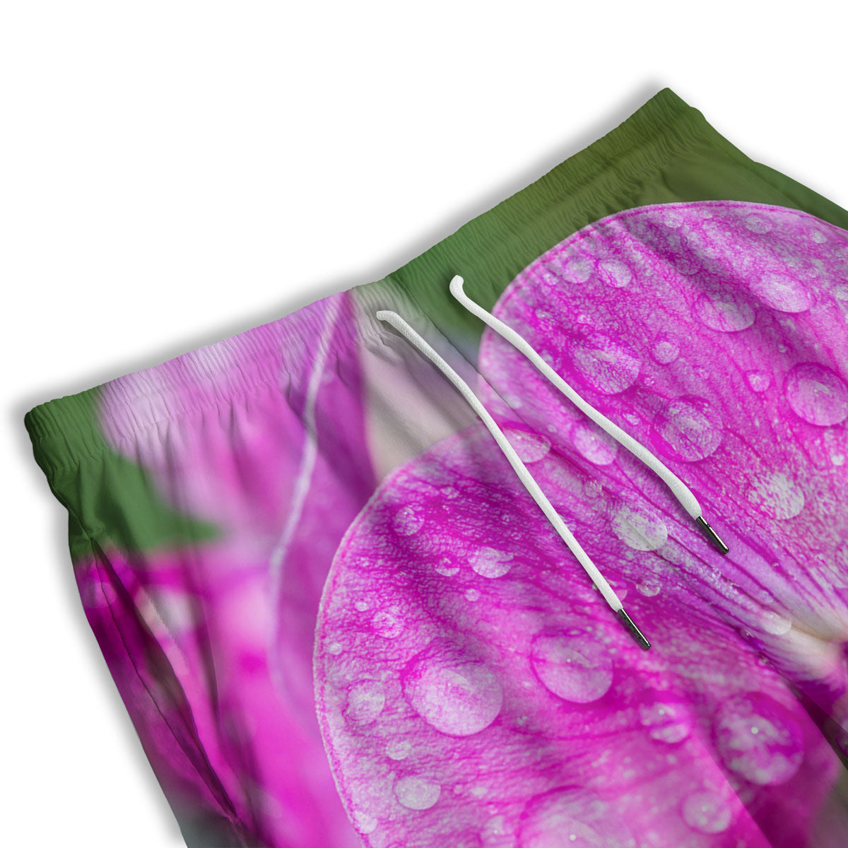 Sweet Pea Purple Print Men's Athletic Shorts