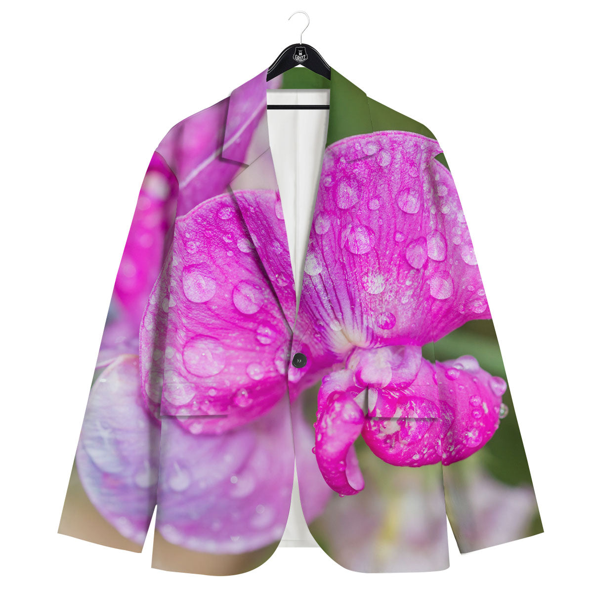 Sweet Pea Purple Print Men's Sport Coat-grizzshop