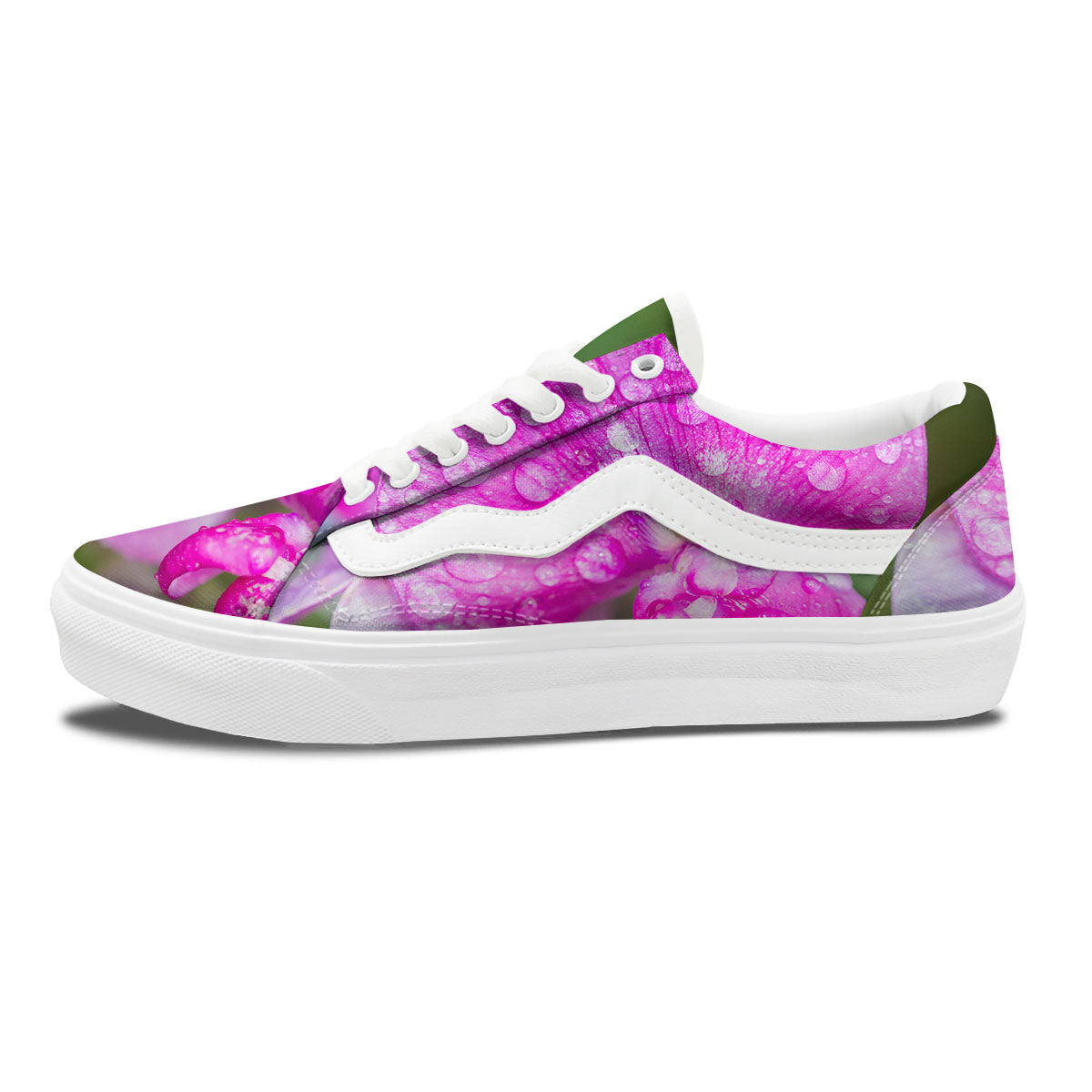 Sweet Pea Purple Print Skate Shoes-grizzshop