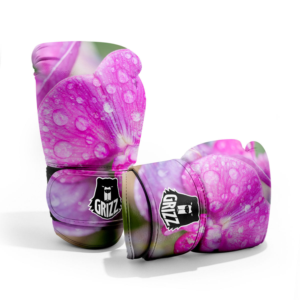 Sweet Pea Purple Print Pro Boxing Glove