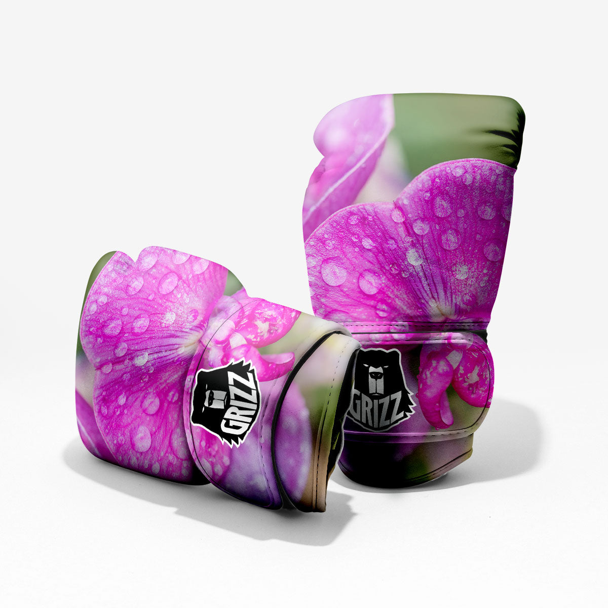 Sweet Pea Purple Print Pro Boxing Glove