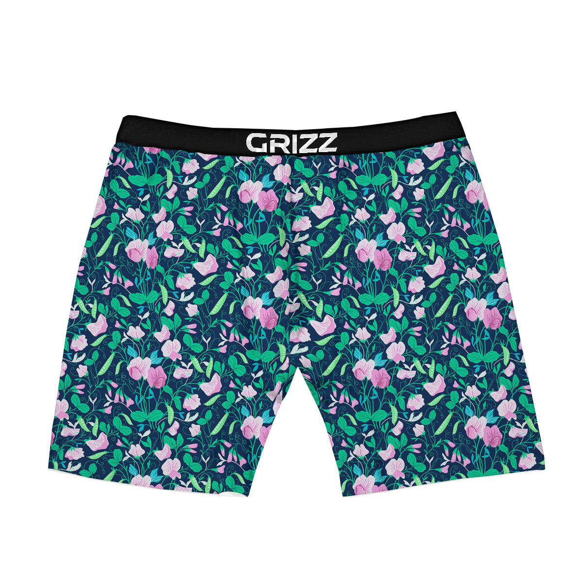 Sweet Pea Vintage Print Pattern Boxer Briefs-grizzshop