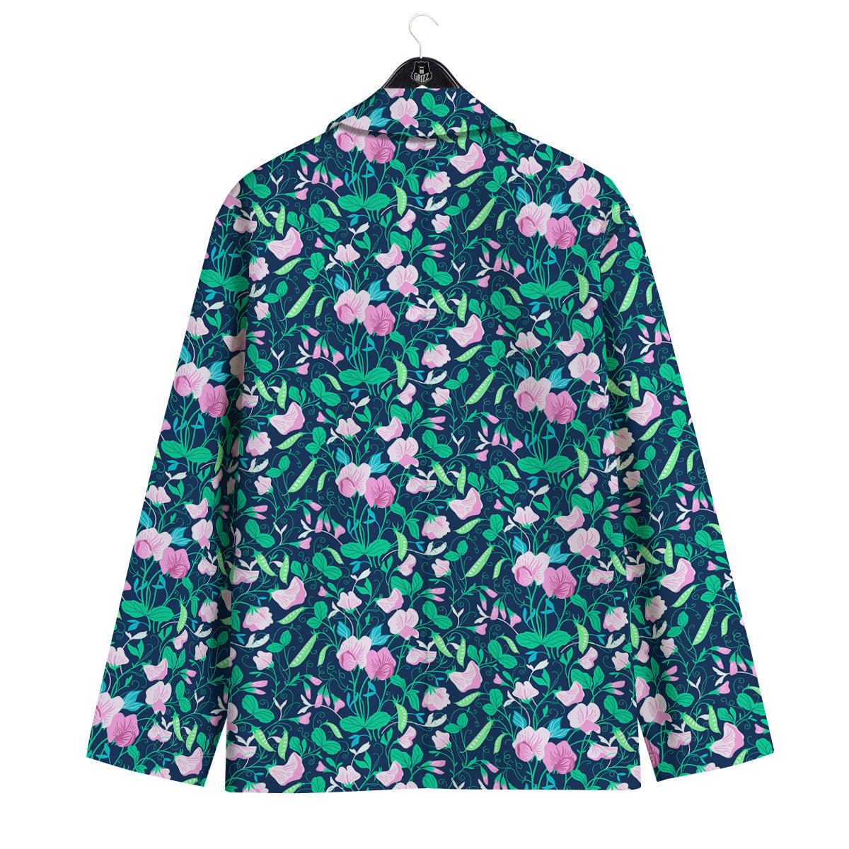 Sweet Pea Vintage Print Pattern Men's Sport Coat-grizzshop