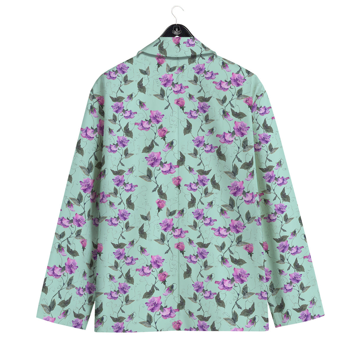 Sweet Pea Watercolor Print Pattern Men's Sport Coat-grizzshop