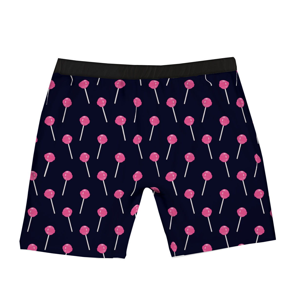 Sweet Pink Lollipop Print Pattern Boxer Briefs-grizzshop