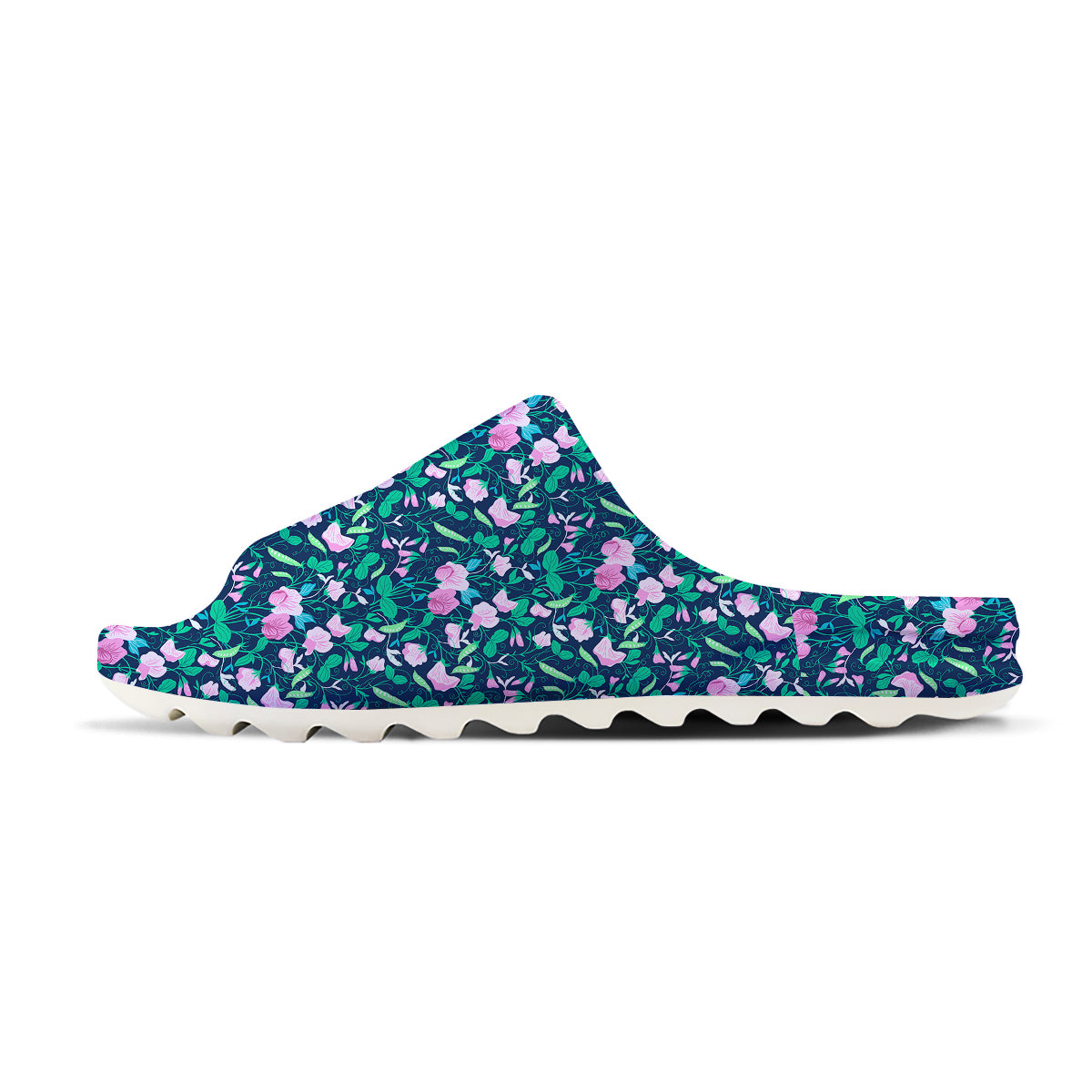 Sweet Pea Vintage Print Pattern Sandals-grizzshop
