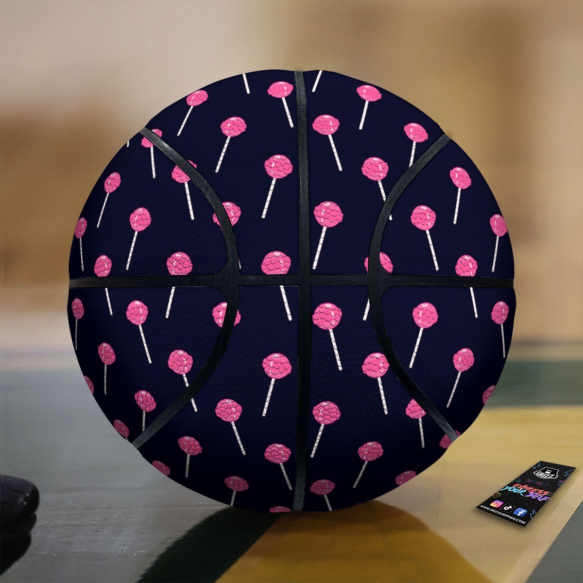 Texture Waffle Print Basketball