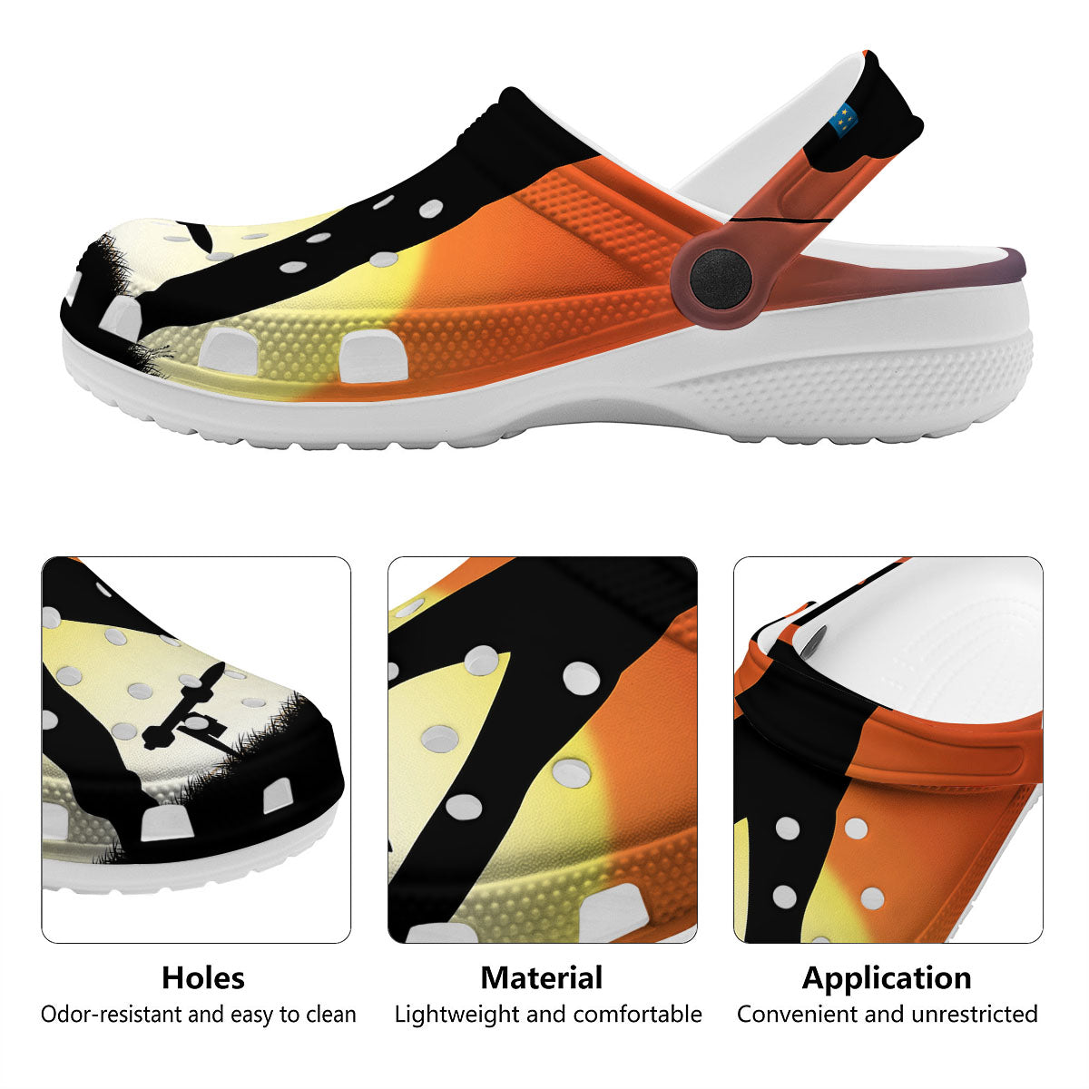 Swing Pro Golf Print Clog-grizzshop