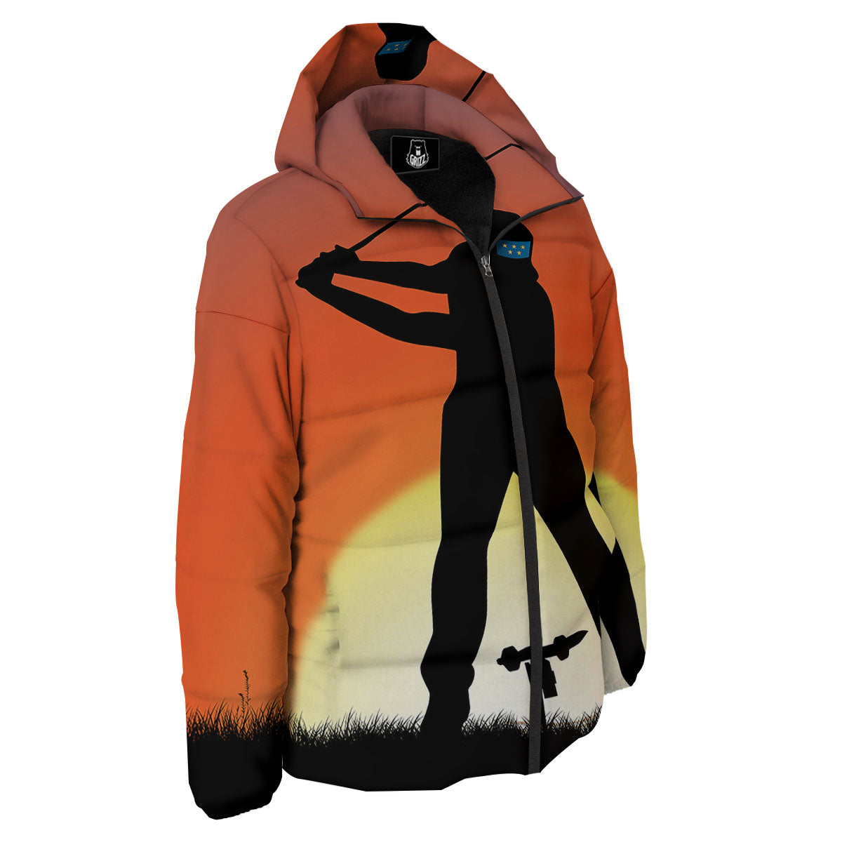 Swing Pro Golf Print Down Jacket-grizzshop