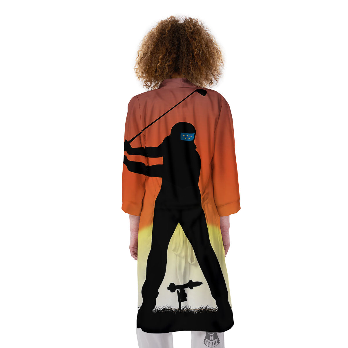 Swing Pro Golf Print Kimono-grizzshop