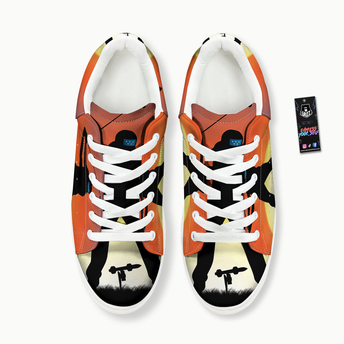 Swing Pro Golf Print Platform Shoes-grizzshop