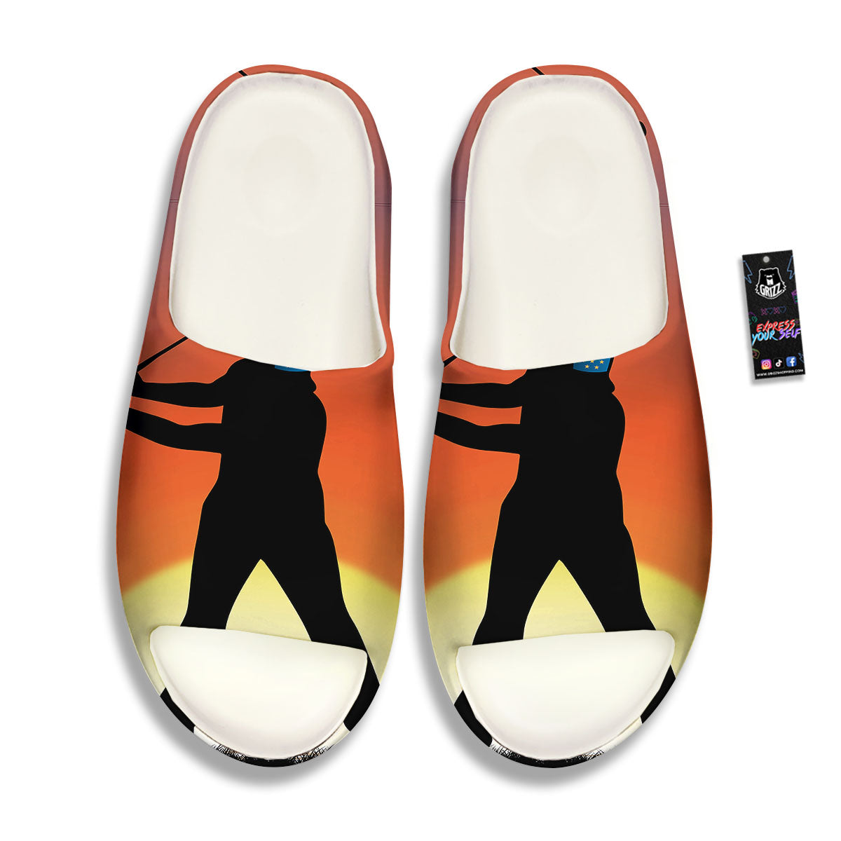 Swing Pro Golf Print Sandals-grizzshop