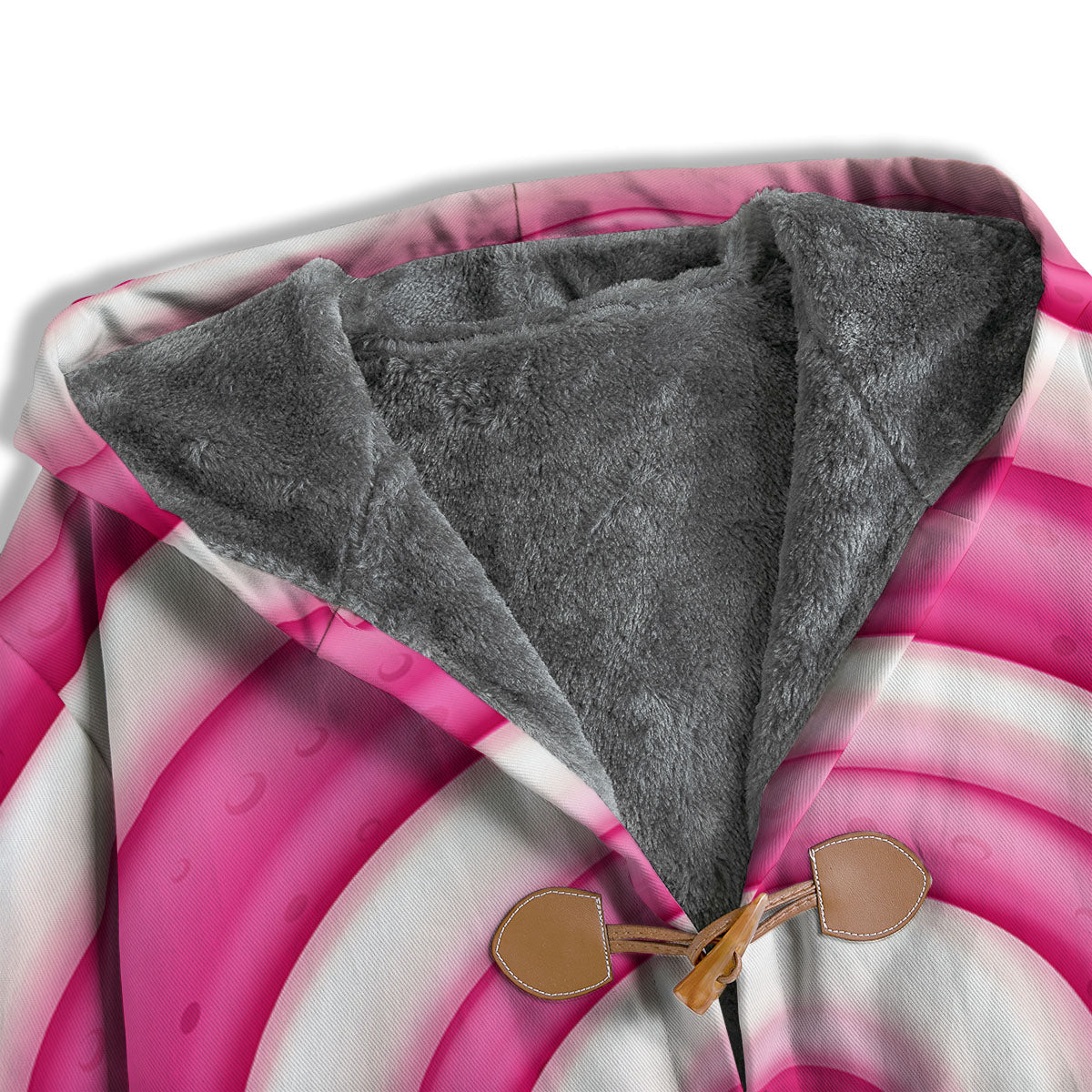 Swirl Pink Lollipop Print Men's Windbreaker Jacket-grizzshop