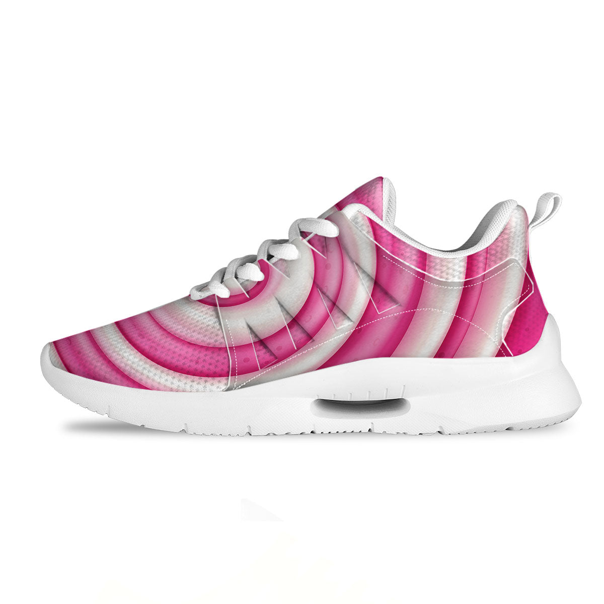 Swirl Pink Lollipop Print Tennis Shoes-grizzshop