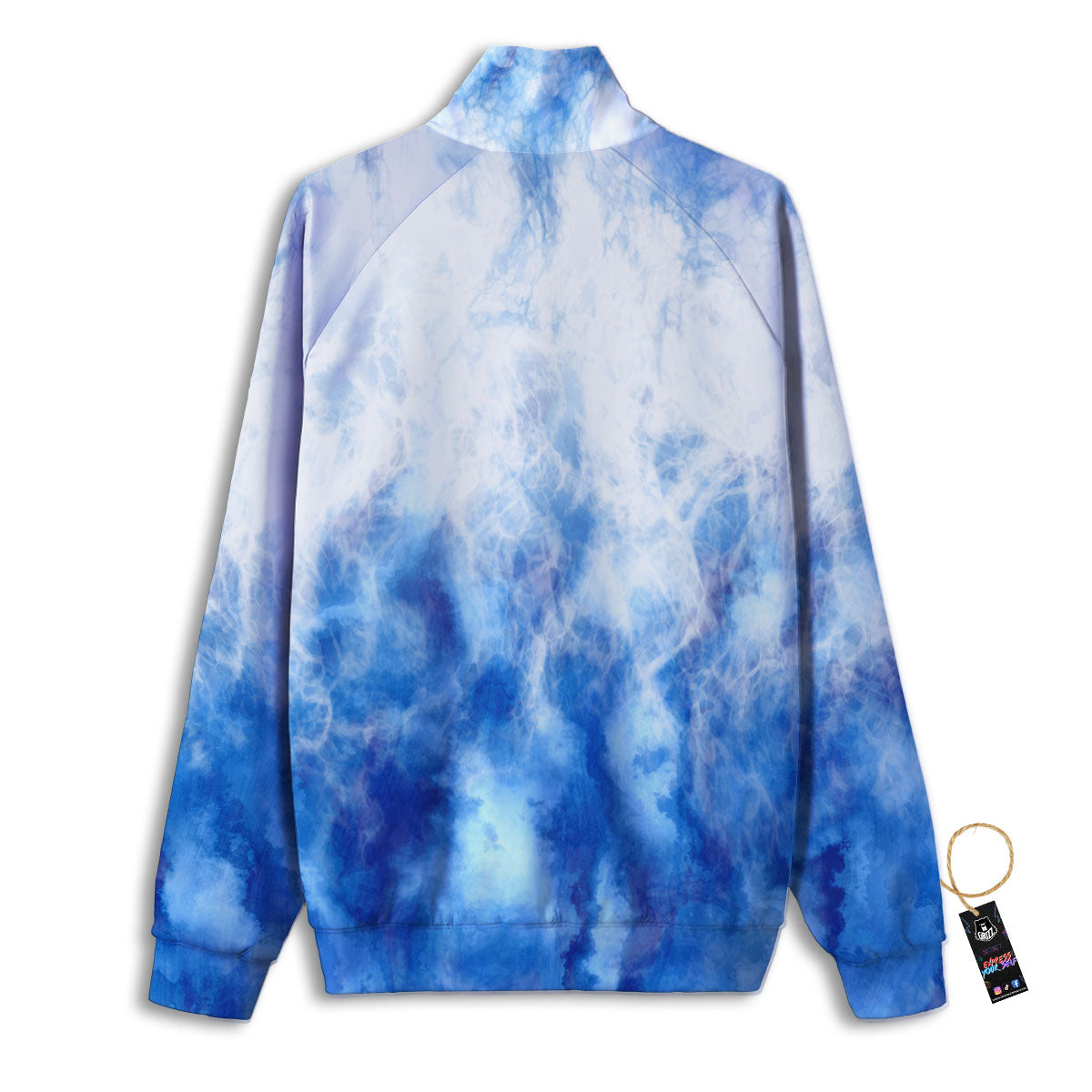 Swirl Pink Lollipop Print Track Jacket-grizzshop