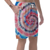 Swirl Rainbow Tie Dye Men's Shorts-grizzshop