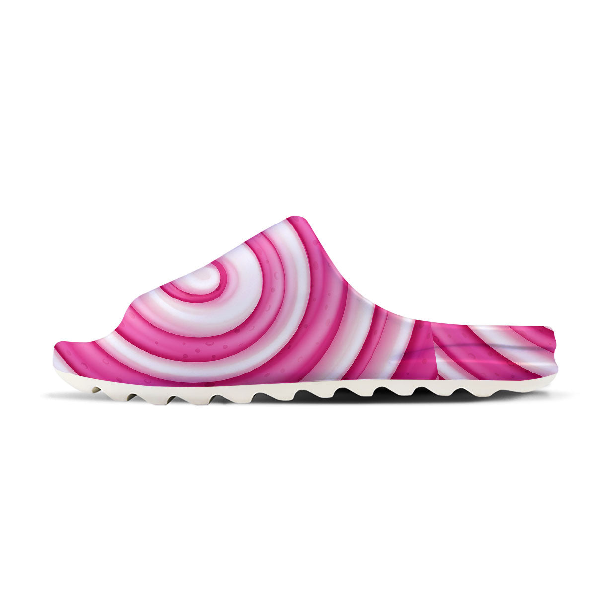 Swirl Pink Lollipop Print Sandals-grizzshop