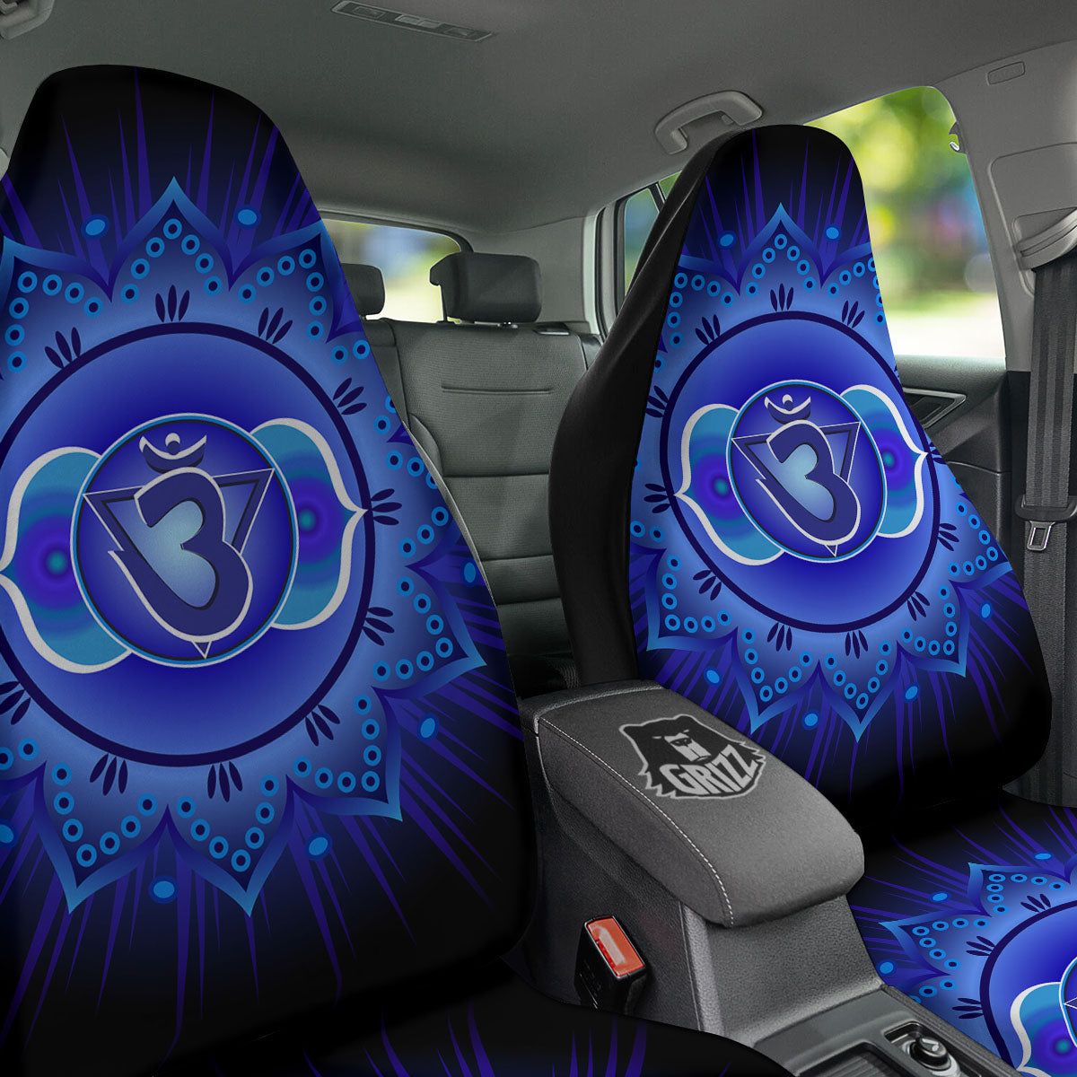 Symbol Ajna Chakra Print Car Seat Covers-grizzshop