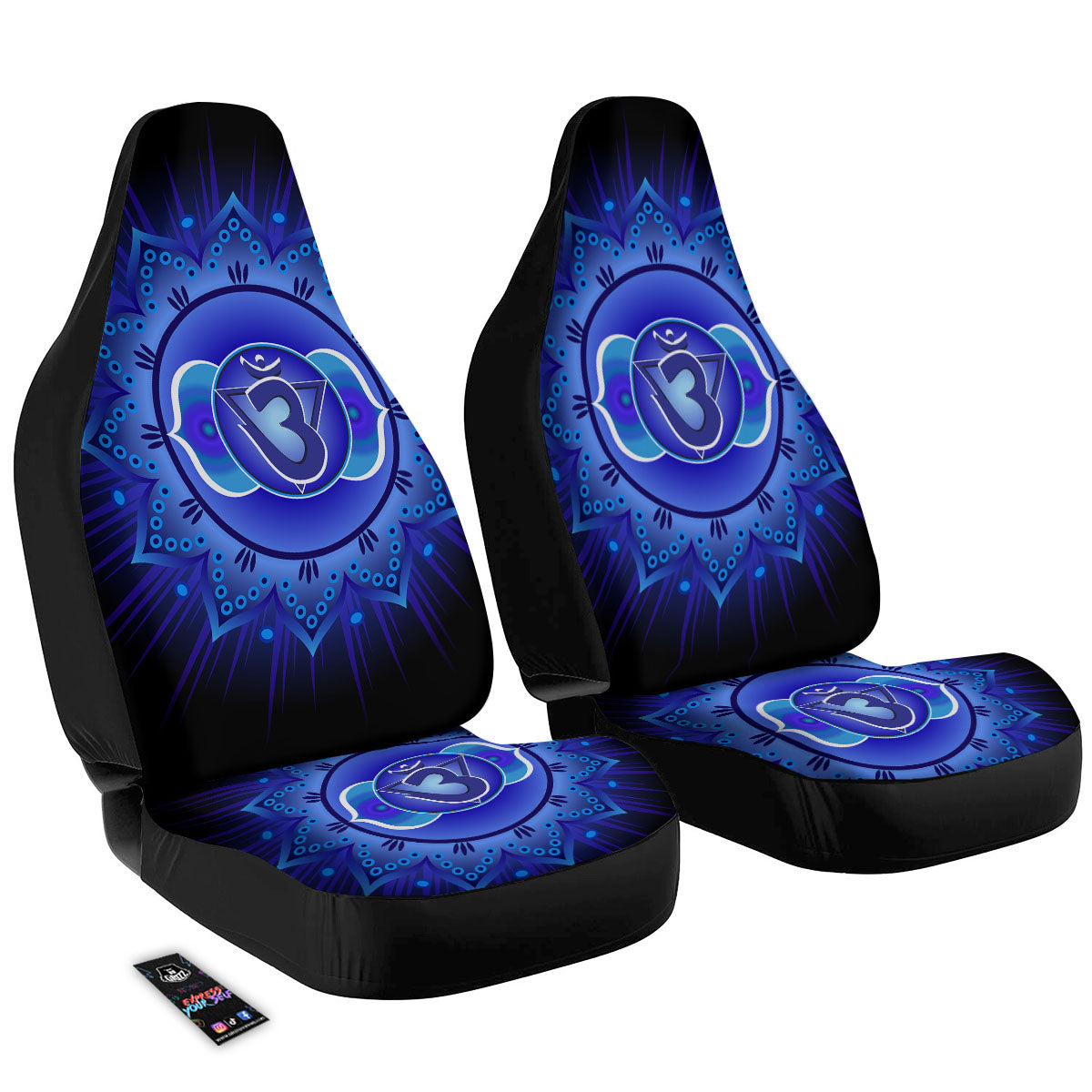 Symbol Ajna Chakra Print Car Seat Covers-grizzshop