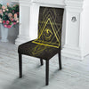 Symbol All Seeing Eye Print Dining Chair Slipcover-grizzshop