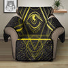 Symbol All Seeing Eye Print Recliner Protector-grizzshop