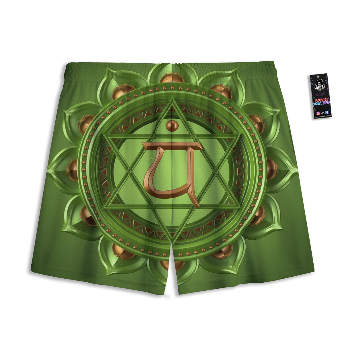 Sugar Skull Day Of The Dead Print Mesh Shorts
