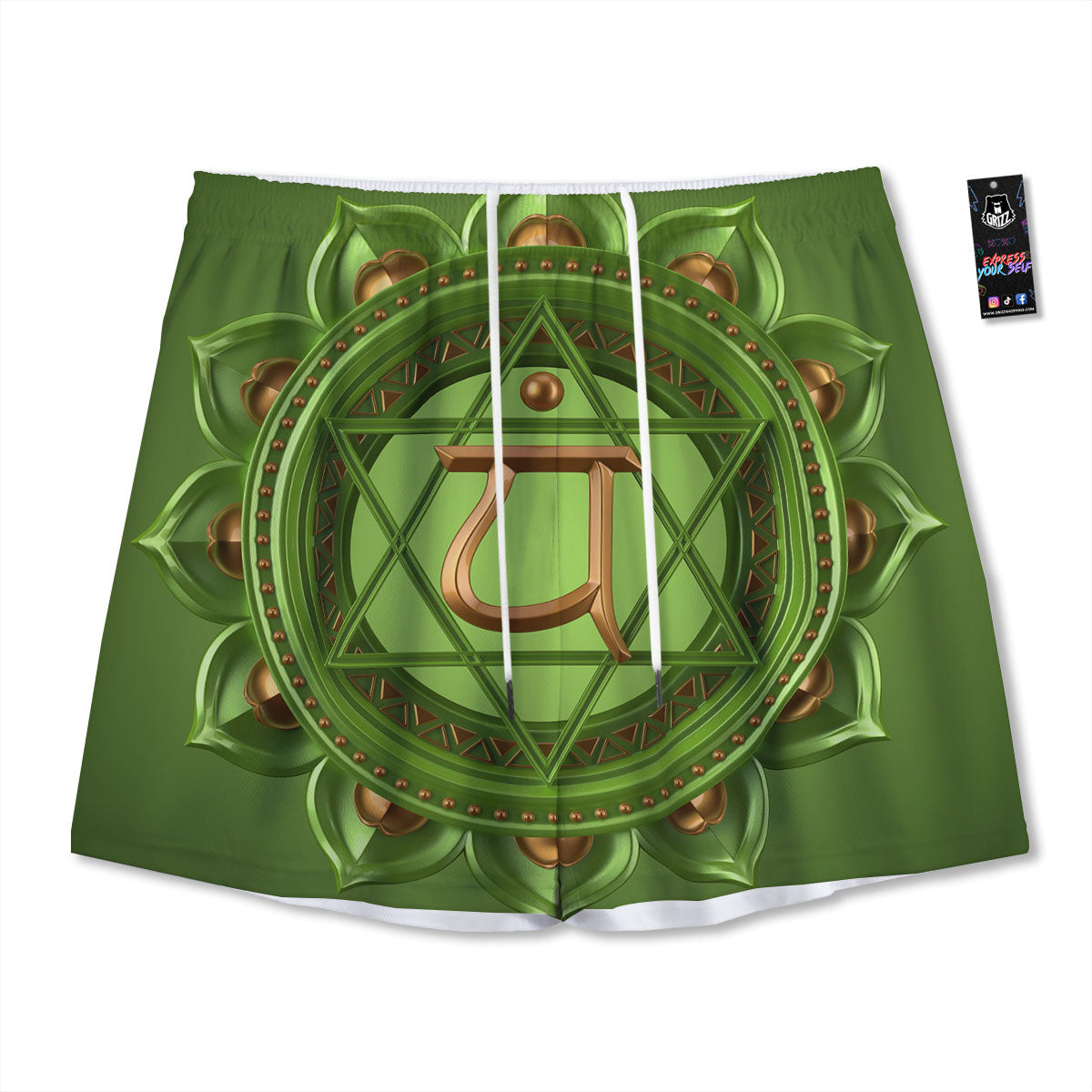 Sugar Skull Day Of The Dead Print Mesh Shorts
