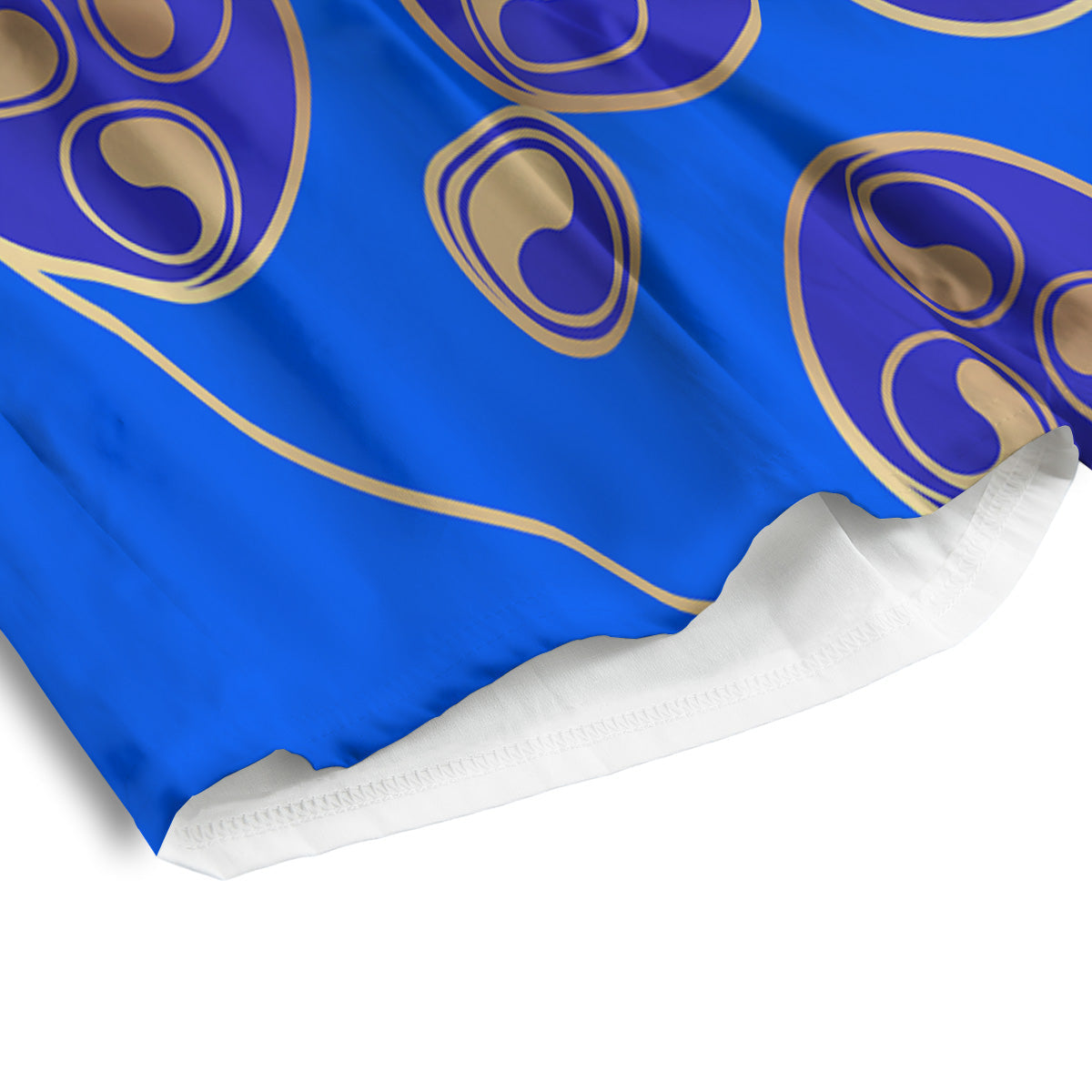Symbol Blue Celtic Print Men's Athletic Shorts