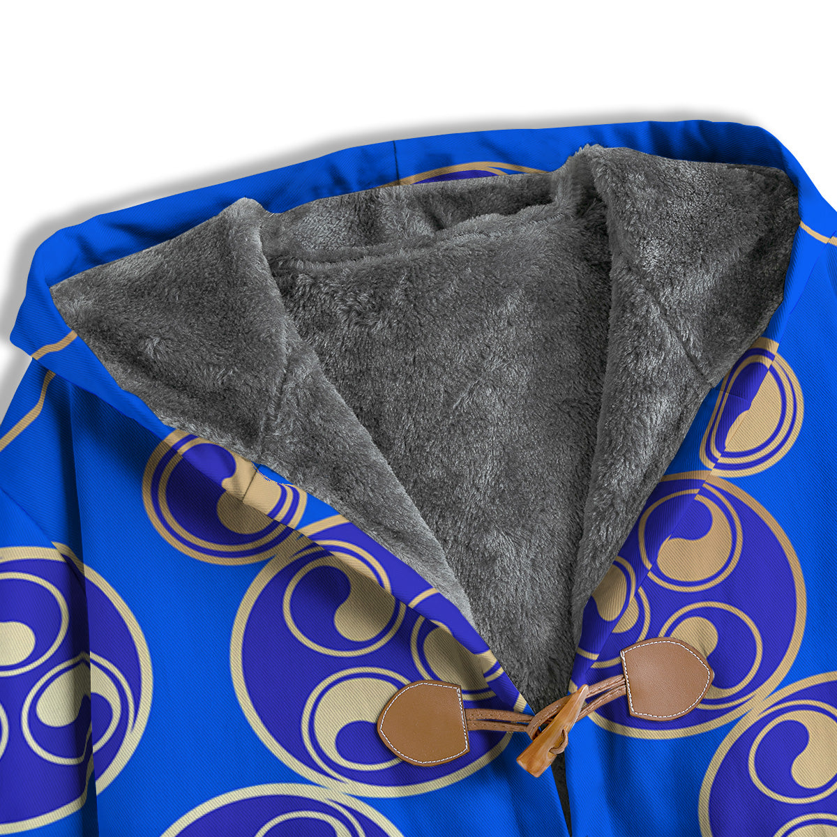 Symbol Blue Celtic Print Men's Windbreaker Jacket-grizzshop