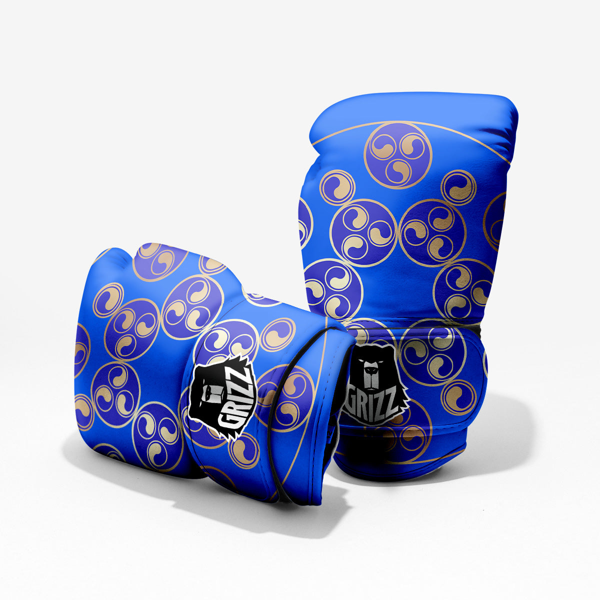 Symbol Blue Celtic Print Pro Boxing Glove