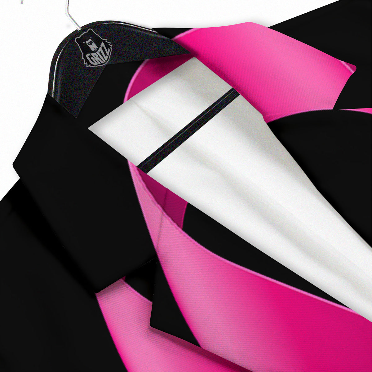 Symbol Breast Cancer Awareness Print Men's Sport Coat-grizzshop