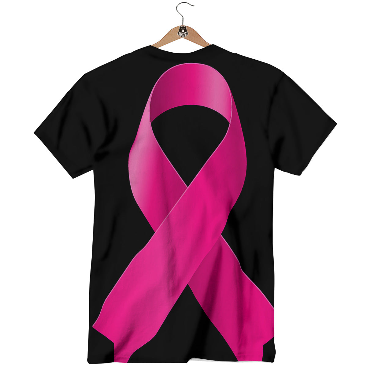 Symbol Breast Cancer Awareness Print T-Shirt-grizzshop