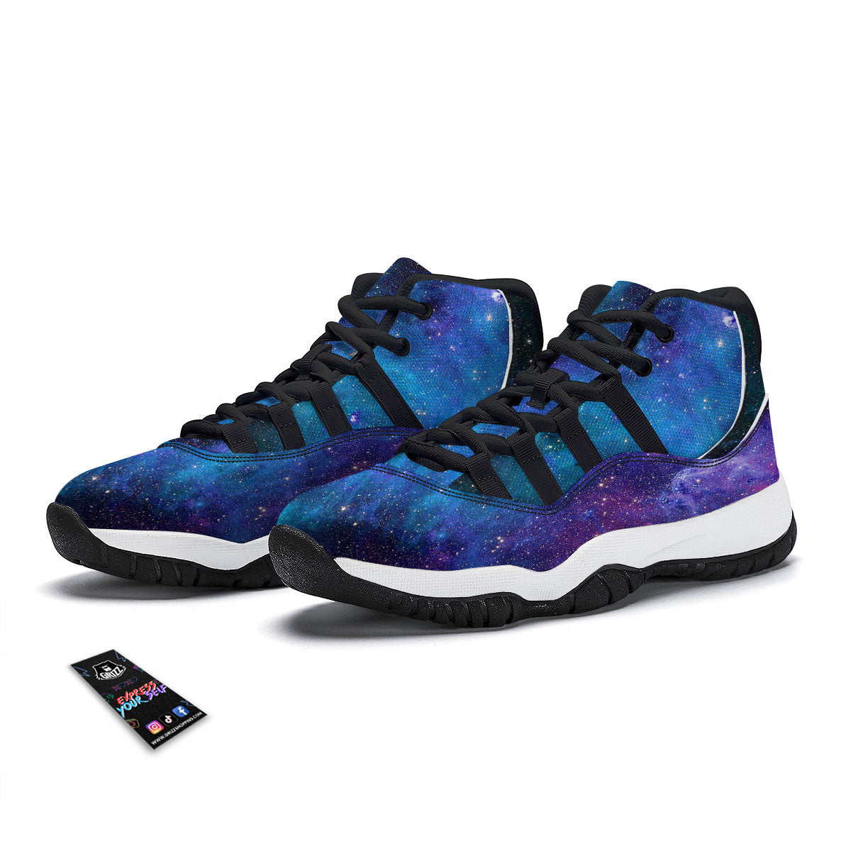 Symbol Eye Of Horus Pattern Black Bball Shoes-grizzshop