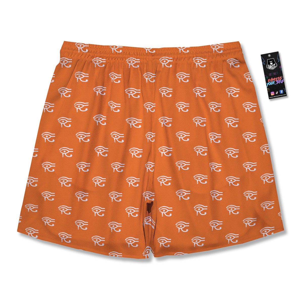 Symbol Eye Of Horus Pattern Men's Running Shorts-grizzshop