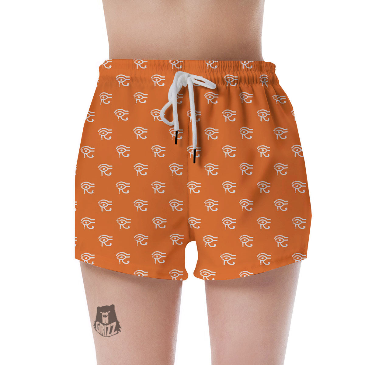 Symbol Eye Of Horus Pattern Women's Shorts-grizzshop