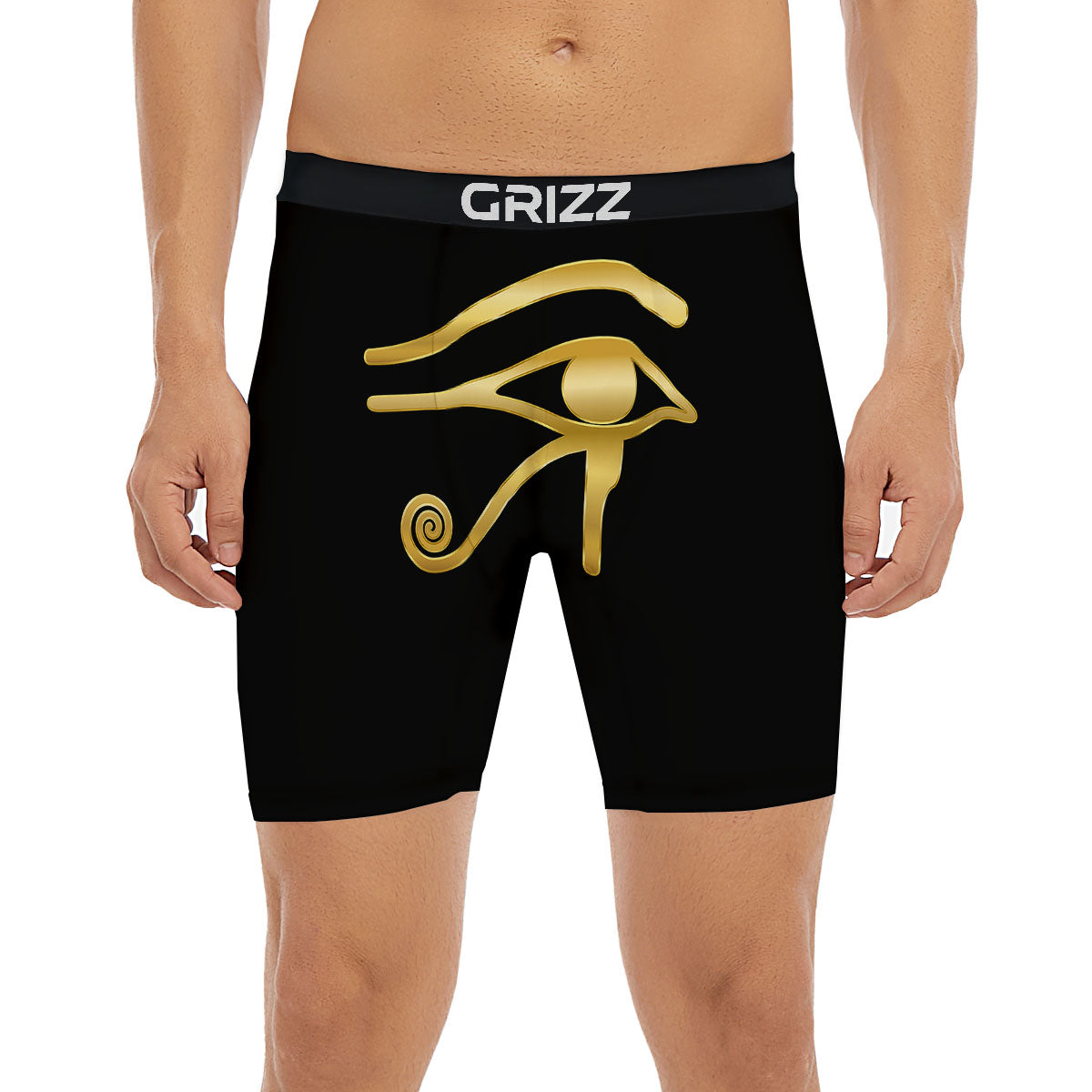 Symbol Eye Of Horus Print Boxer Briefs-grizzshop