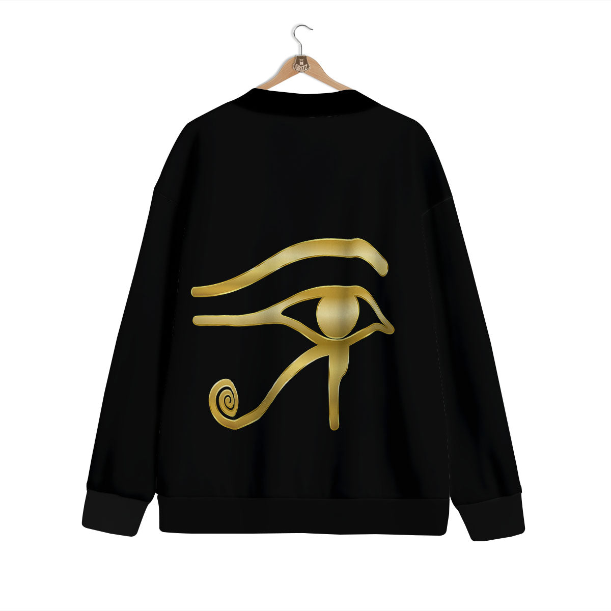 Symbol Eye Of Horus Print Cardigan-grizzshop