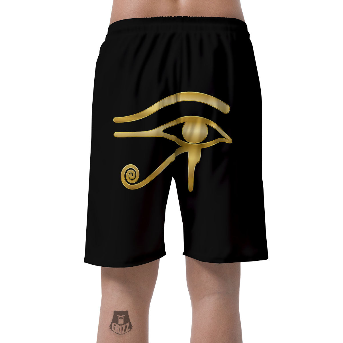 Symbol Eye Of Horus Print Men's Shorts-grizzshop