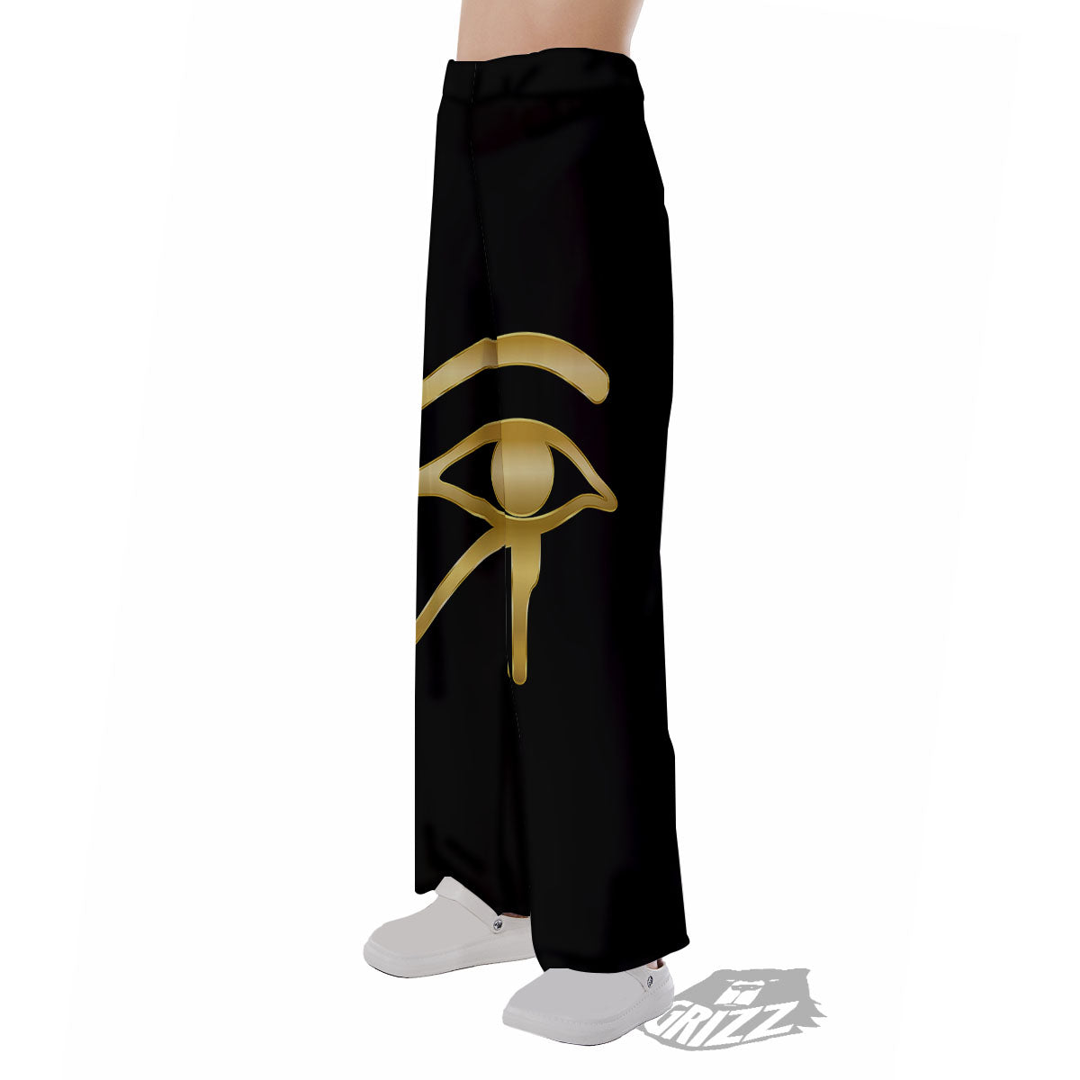 Symbol Eye Of Horus Print Pajama Pants-grizzshop