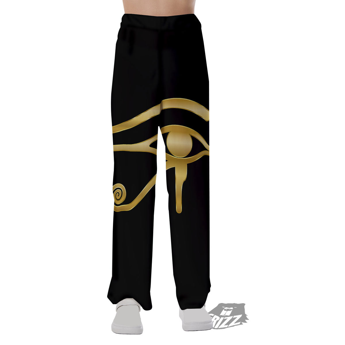 Symbol Eye Of Horus Print Pajama Pants-grizzshop