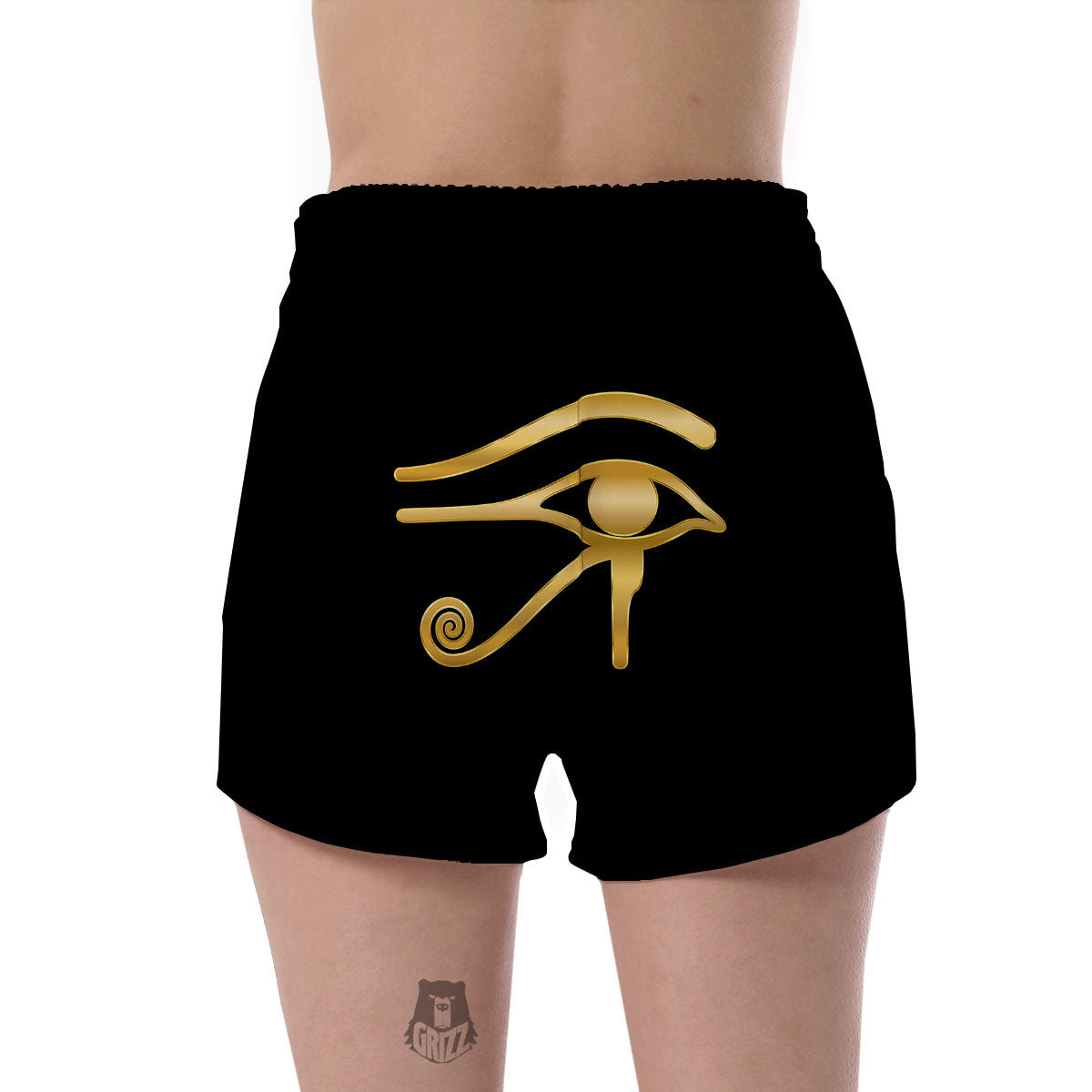 Symbol Eye Of Horus Print Women's Shorts-grizzshop