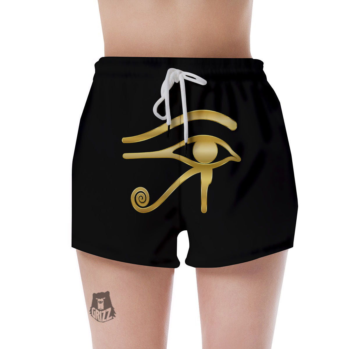 Symbol Eye Of Horus Print Women's Shorts-grizzshop