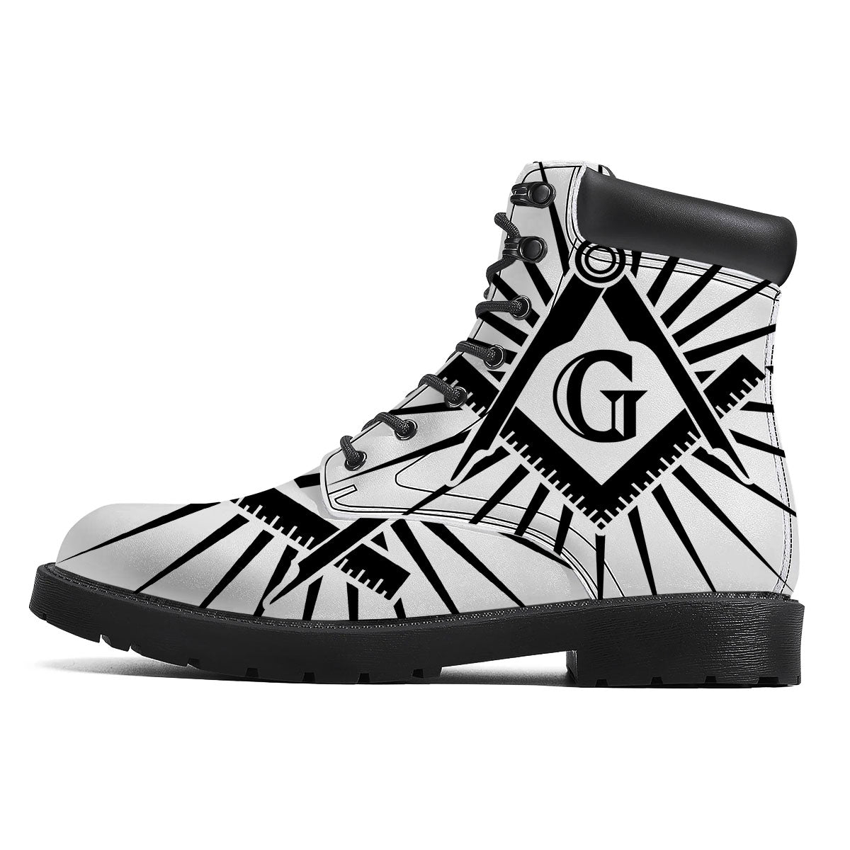 Symbol Freemasonry Print Boots-grizzshop