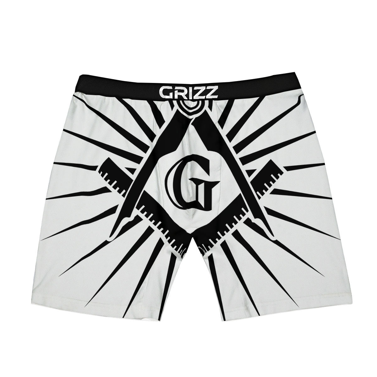 Symbol Freemasonry Print Boxer Briefs-grizzshop
