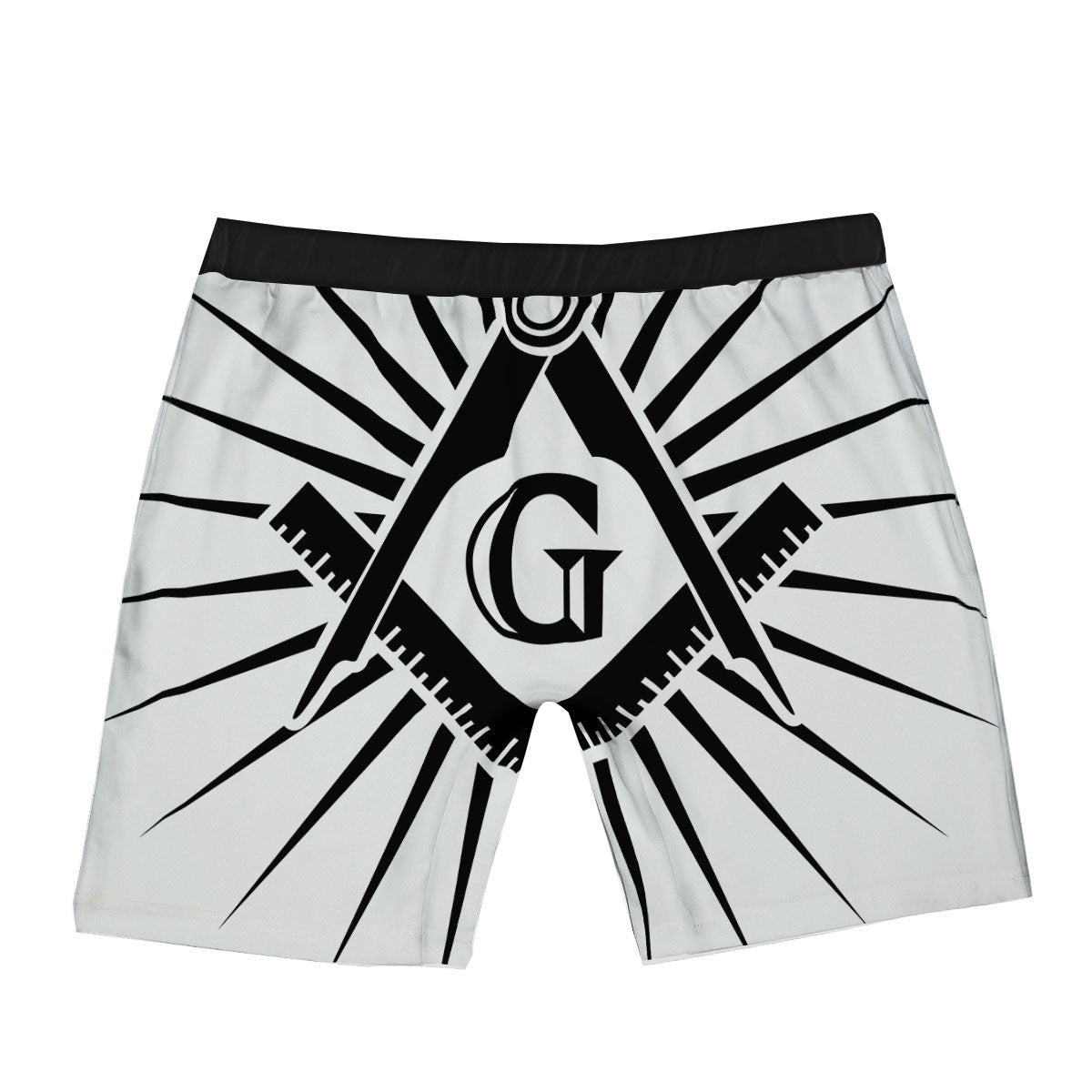 Symbol Freemasonry Print Boxer Briefs-grizzshop