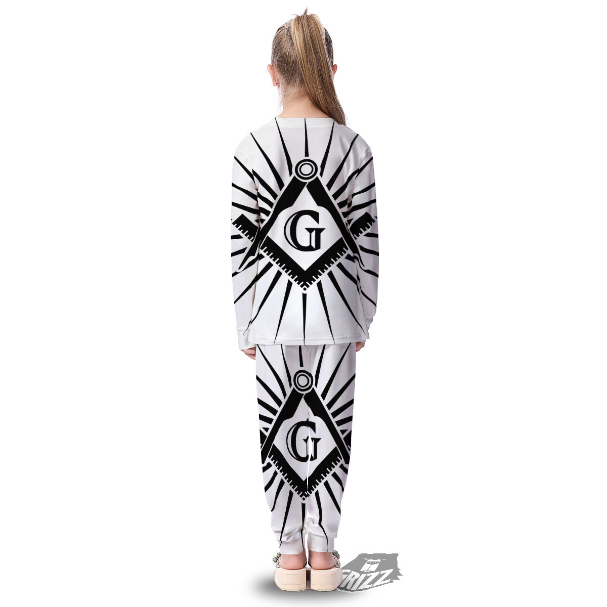 Symbol Freemasonry Print Kid's Pajamas-grizzshop