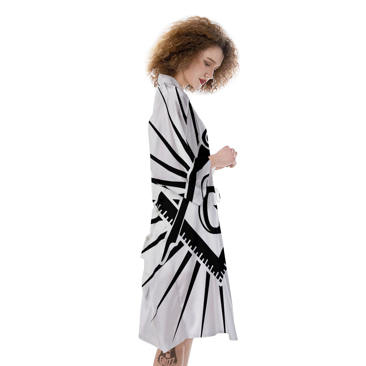 Symbol Freemasonry Print Kimono-grizzshop