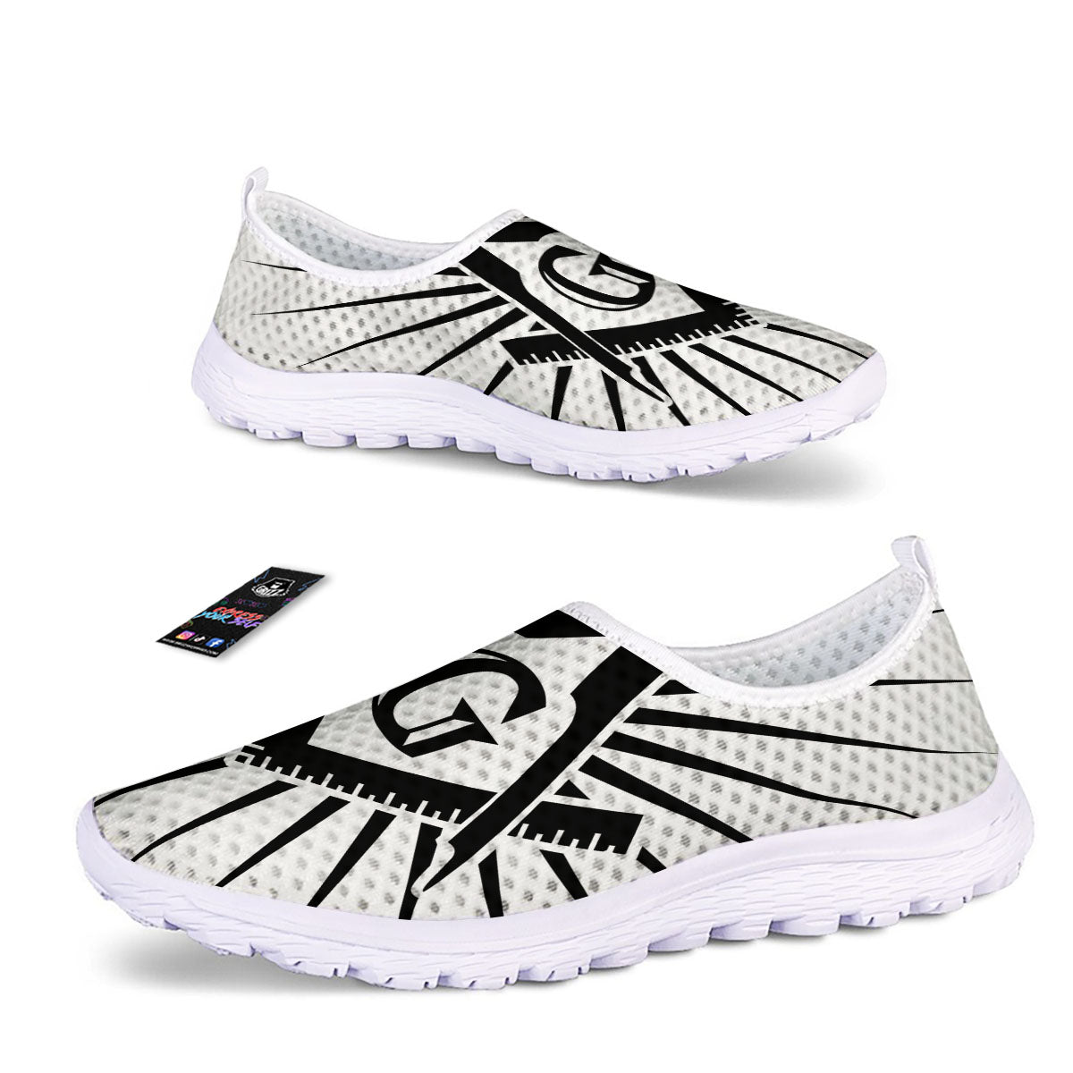 Symbol Freemasonry Print Nurse Shoes-grizzshop